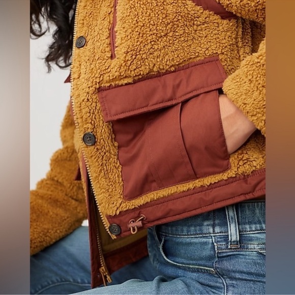 NEW UpWest Convertible Utility Sherpa Jacket/Vest Golden Earth Sz M & Lg NWT - Picture 4 of 8